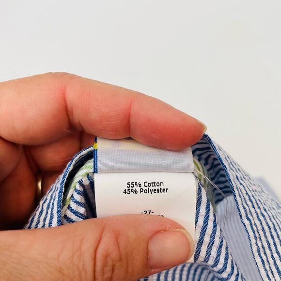 NWT Florence Eiseman 12M Seersucker Shortall with Underwater Scene - Picture 5 of 5